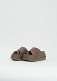 Foam Multiple Sole Sandals — Brown