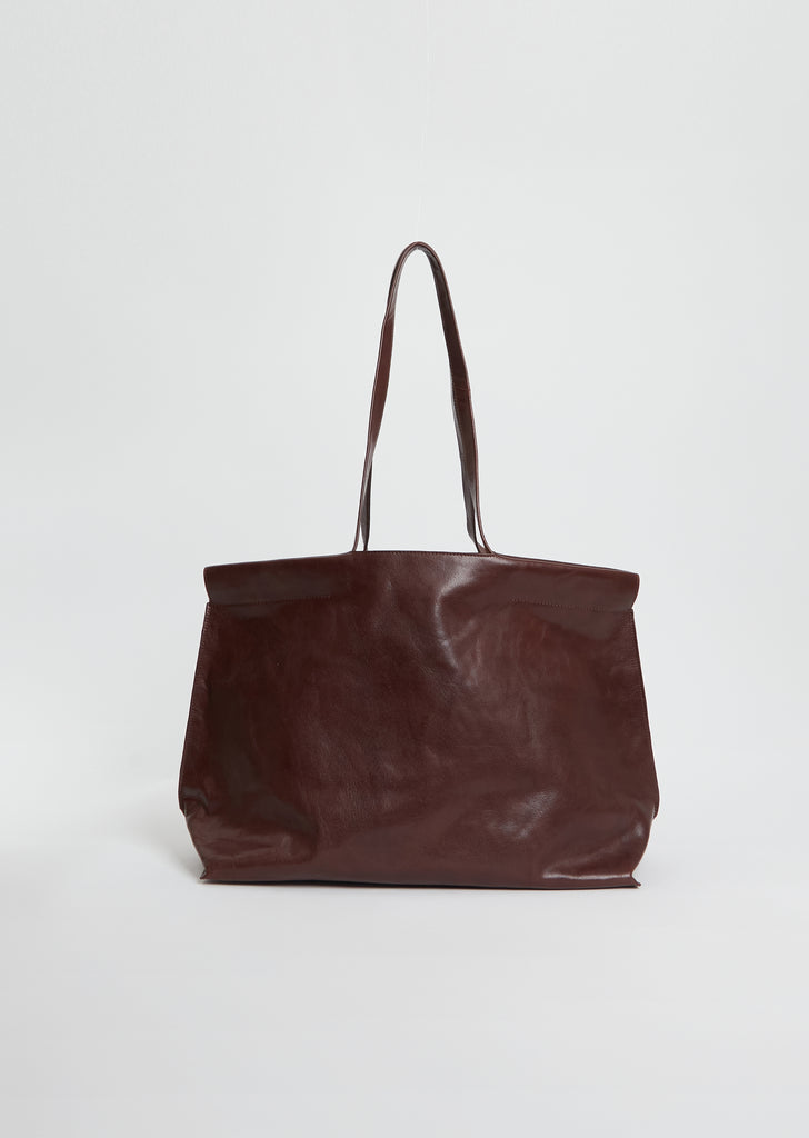 East / West Shopper —  Brown