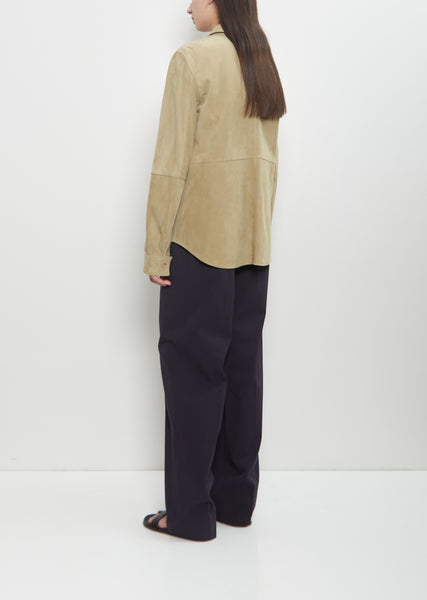 Soft Suede Shirt – La Garçonne