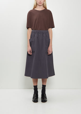Patch Pocket Organic Cotton Skirt