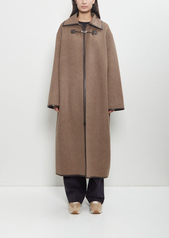 Wool Double Clasp Coat