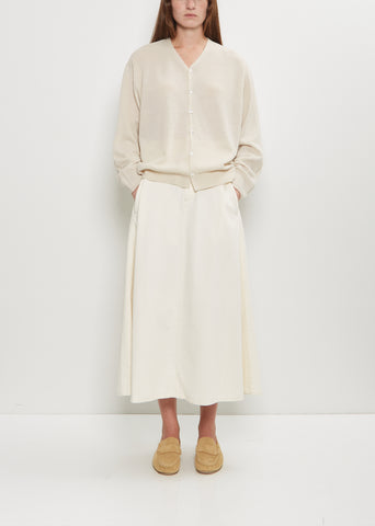 Natural Denim Skirt — Off White