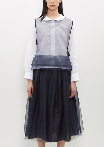 Organza Hem Tuck Dickey
