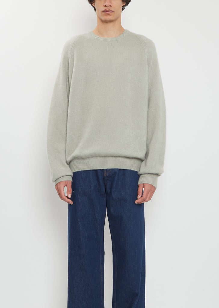 BF R-Neck Cashmere Silk Sweater