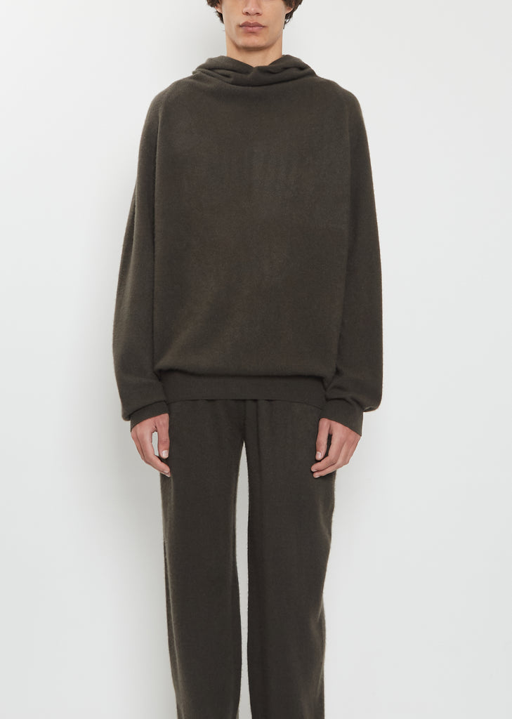 Hooded Cashmere Sweater Mono
