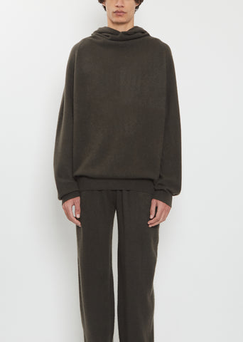 Hooded Cashmere Sweater Mono