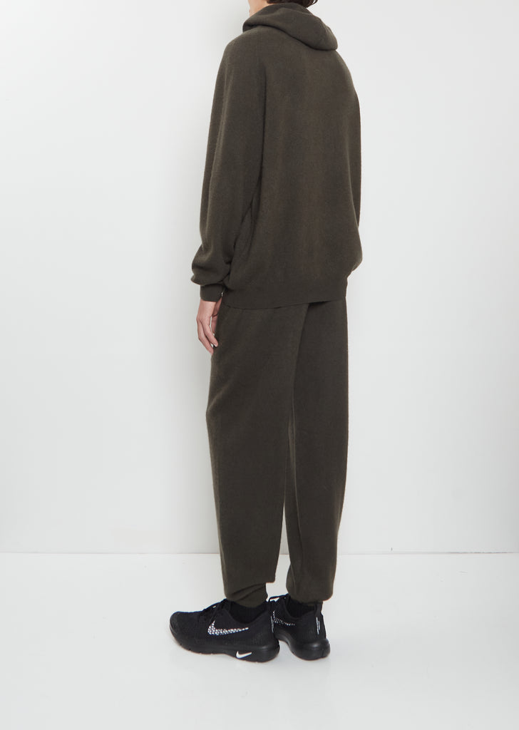 Hooded Cashmere Sweater Mono