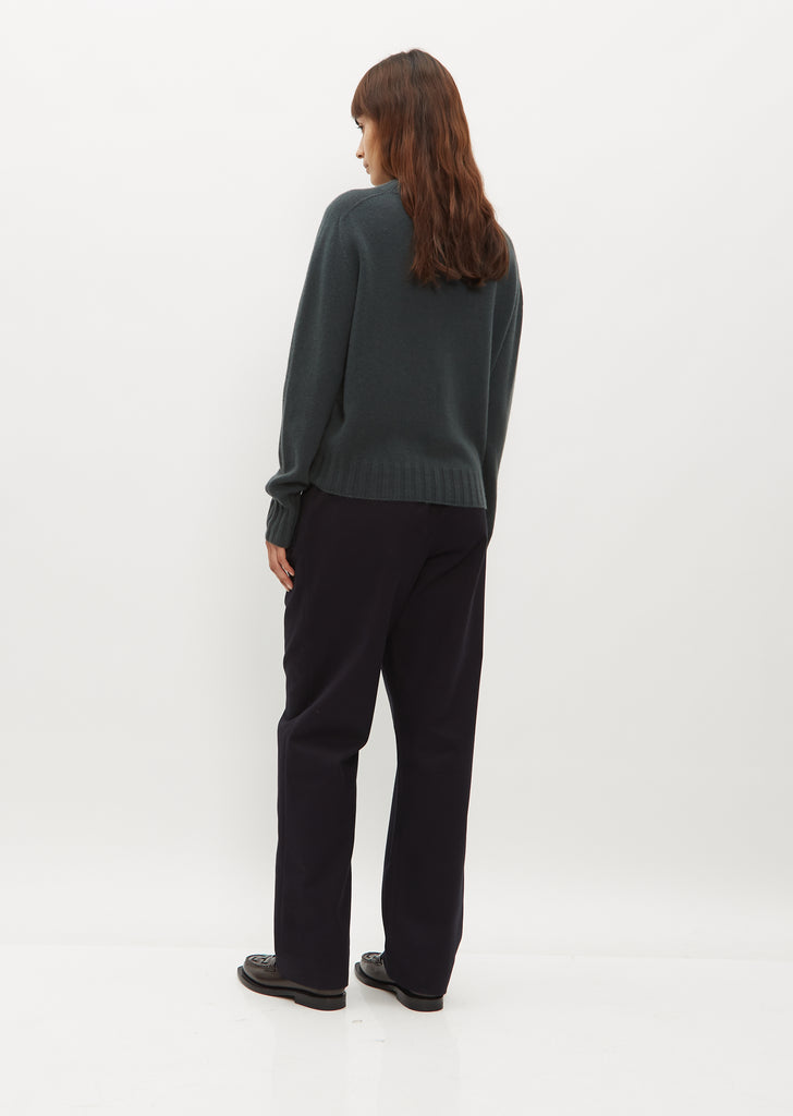 Wide Cashmere Roll Neck