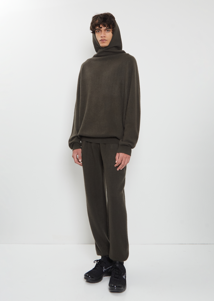 Hooded Cashmere Sweater Mono
