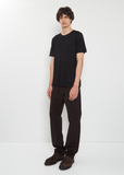 Raglan Cashmere T-Shirt Mono — Black