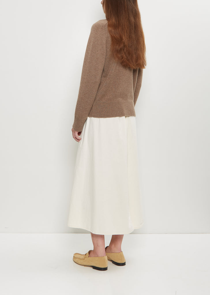 Baltra Cashmere Sweater — Taupe Melange