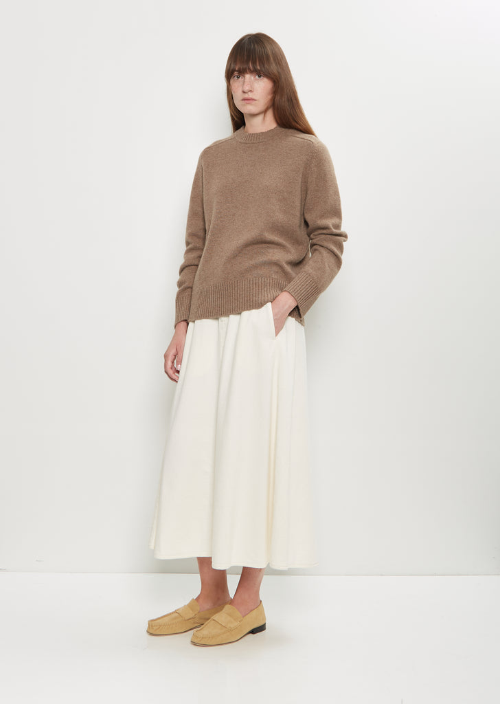 Baltra Cashmere Sweater — Taupe Melange