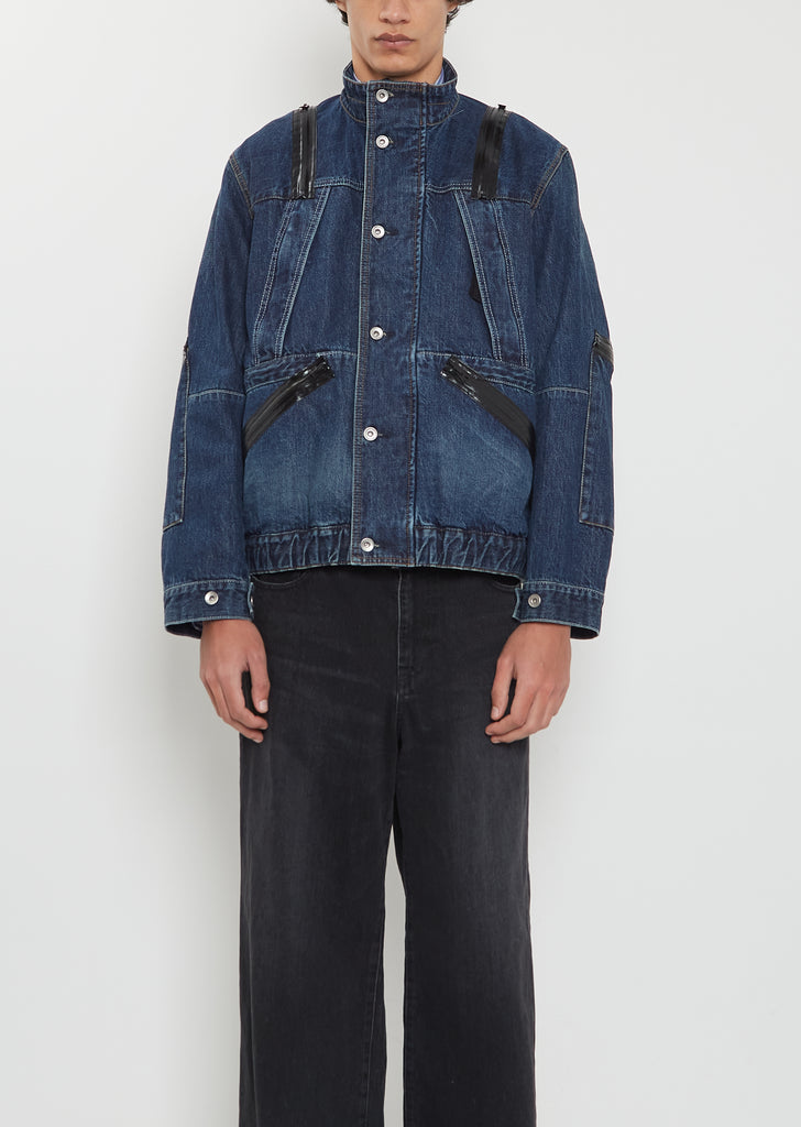 Cotton Denim Blouson