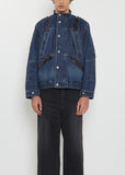 Cotton Denim Blouson