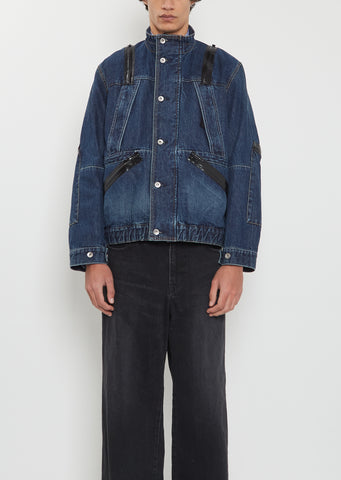 Cotton Denim Blouson