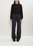 Cotton Slanted Pocket Trousers