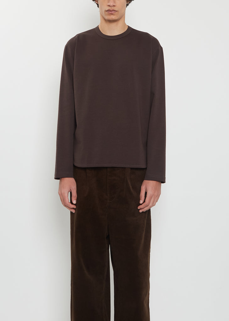 Cotton T-Shirt — Dark Brown