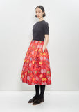 Polyester Jacquard Pleated Skirt