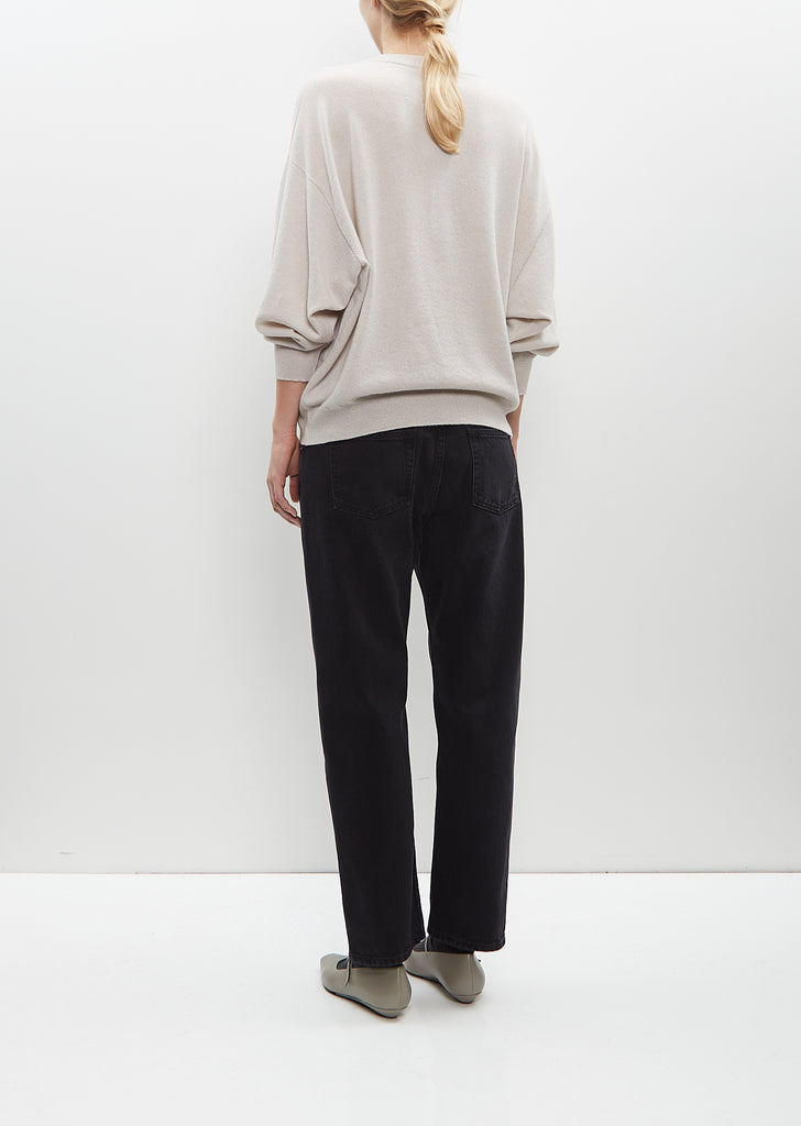 Jade V-Neck Sweater — Haze