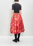 Polyester Jacquard Pleated Skirt