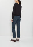 Julio Cashmere V-Neck Sweater — Black