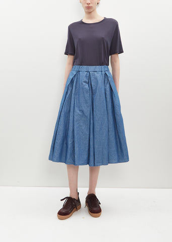 Denim Full Skirt