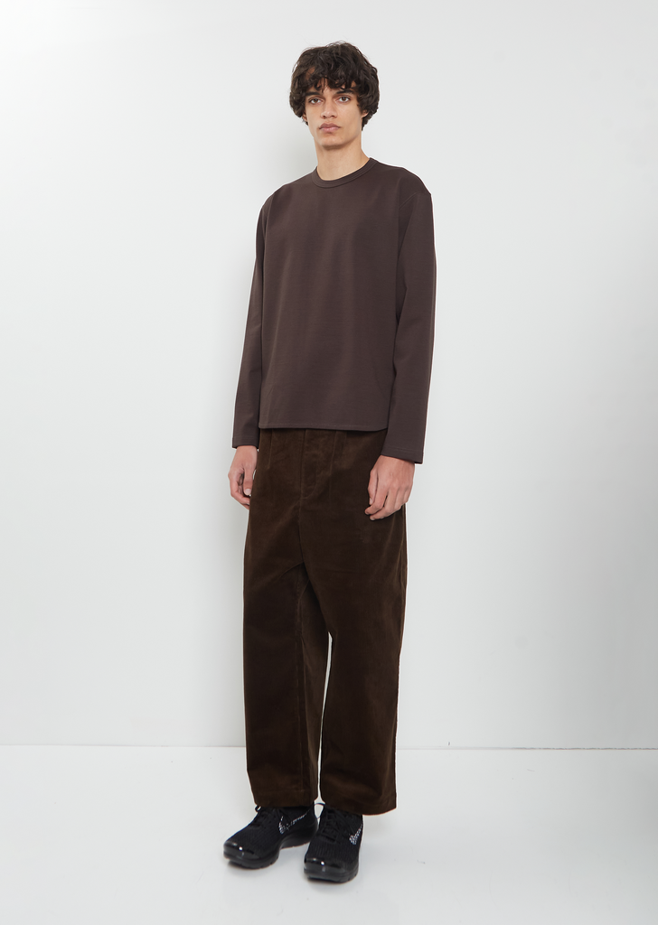 Cotton T-Shirt — Dark Brown