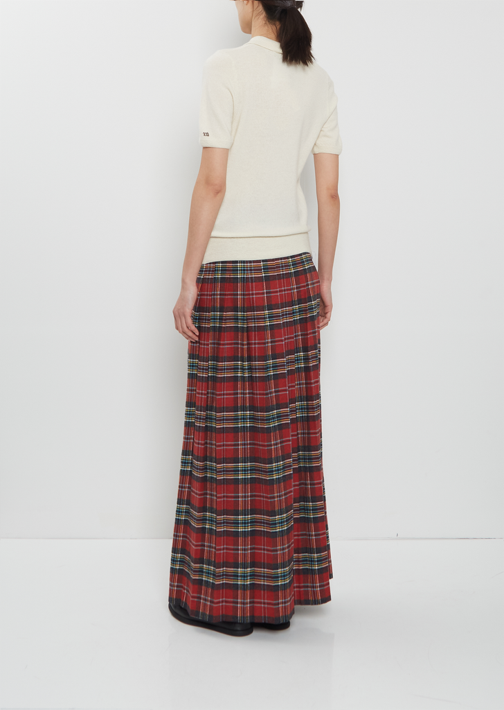 Josh Felted Cashmere Polo — Natural