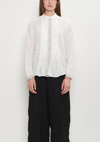 Cut Dobby Cotton Blouse