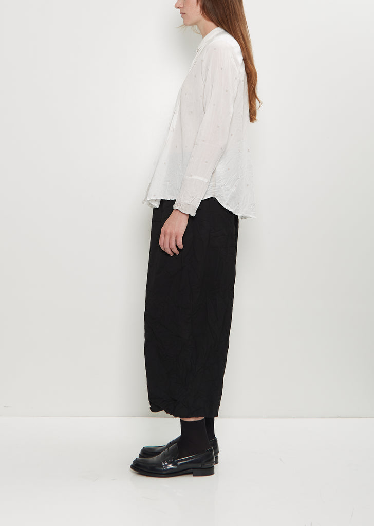 Cut Dobby Cotton Blouse