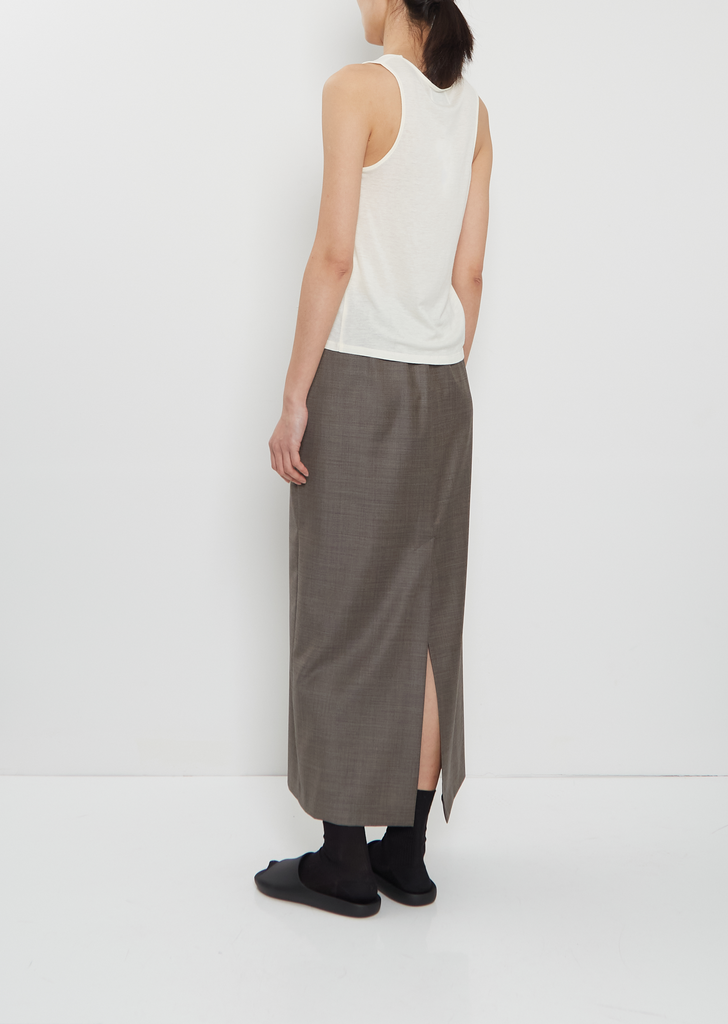 Albia Wool Blend Tank Top — Ivory