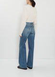 Wide Washed Denim Jean