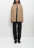 Wool Cashmere Gio Round Neck Short Coat