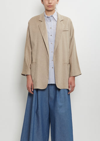 Cashmere Batwing Blazer