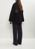 Heavy Wool Embroidered Scarf Jacket