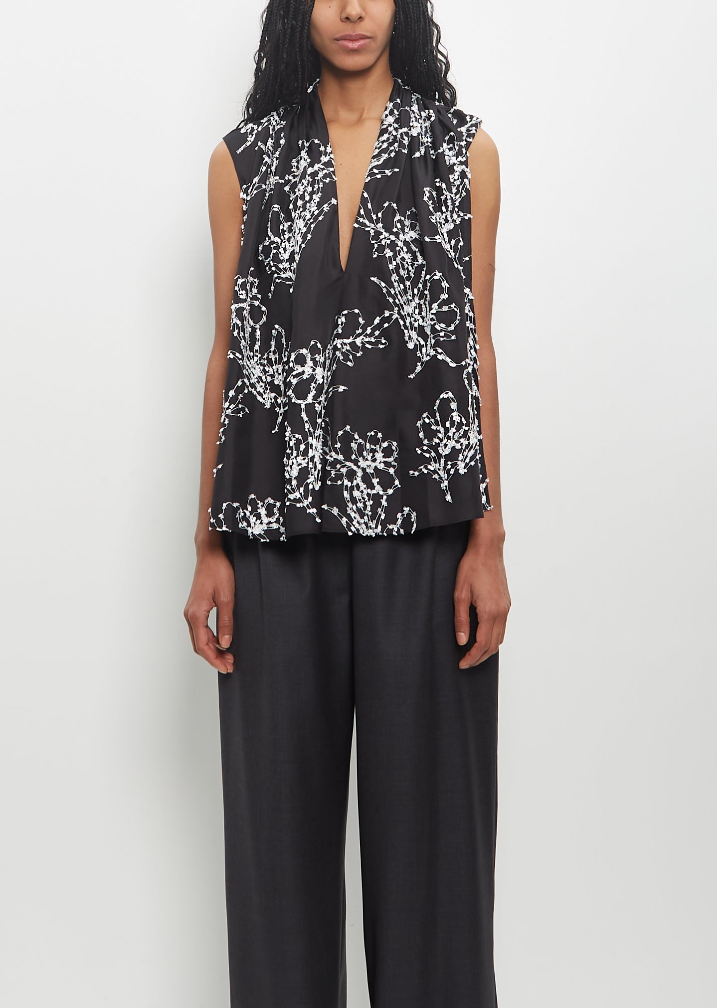 【LOW CLASSIC】 POINTELL LACE SLEEVELESS / 追跡付 07109-