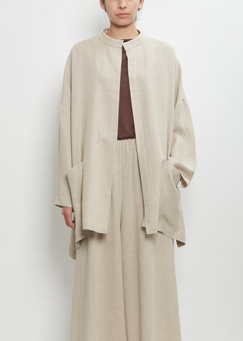Linen Cardigan Coat