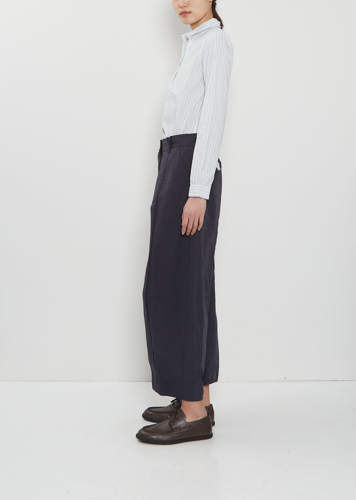 Sandra Cotton Linen Pants — Night