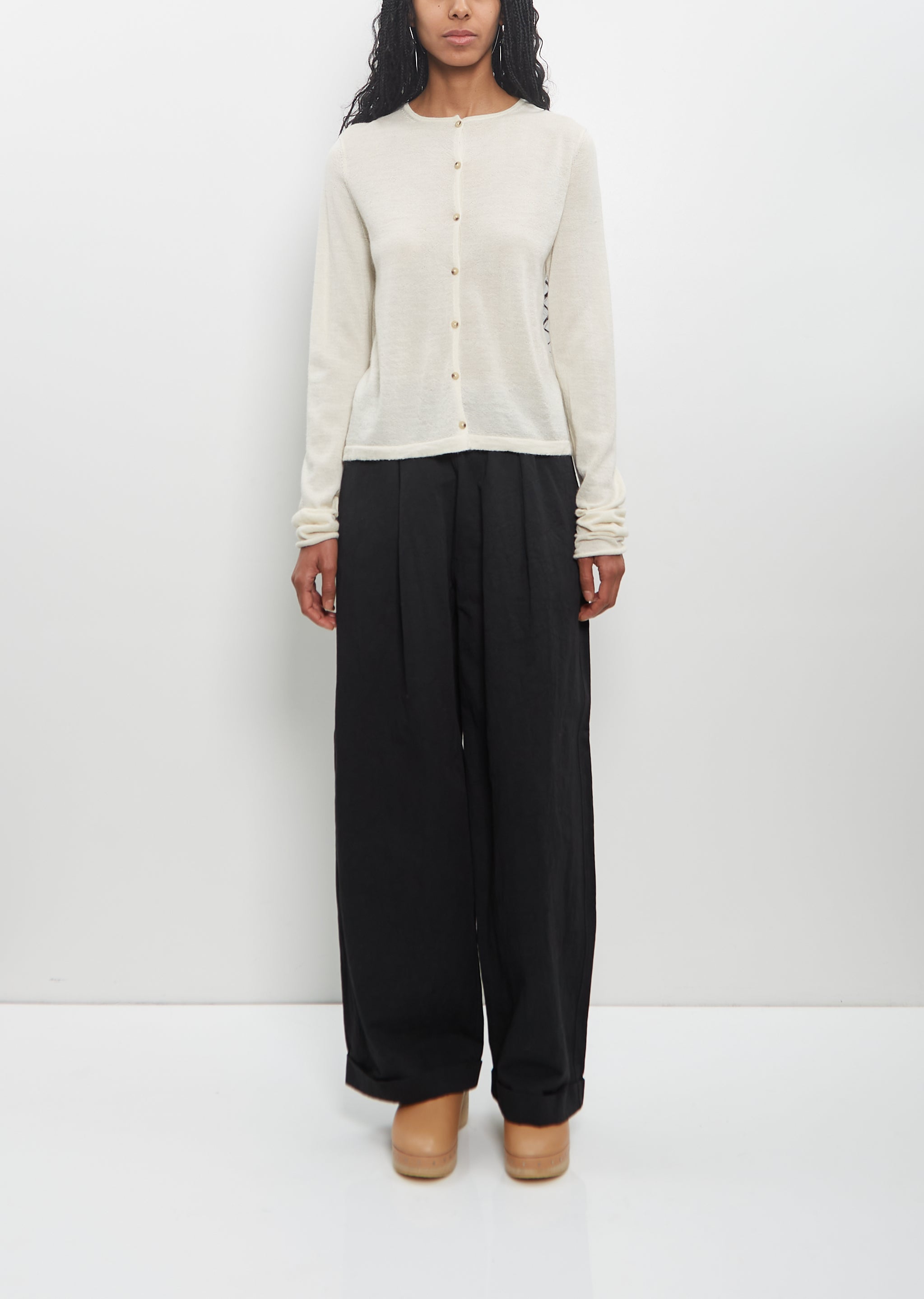 パンツ SPORTMAX LEONE PENCES COTTON TROUSERS (2512131142600 005) LUCA slim twill chino pants - Dachshund – KnowledgeCotton