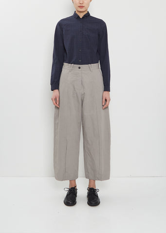 Sandra Cotton Linen Pants — Mink