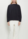 Smock Neck Cotton T-Shirt