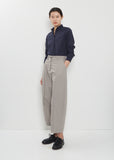 Sandra Cotton Linen Pants — Mink