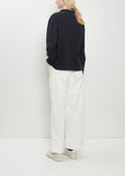 Smock Neck Cotton T-Shirt