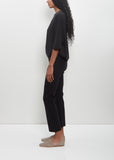 Stretch Poly Shim Fitted Jersey Pants