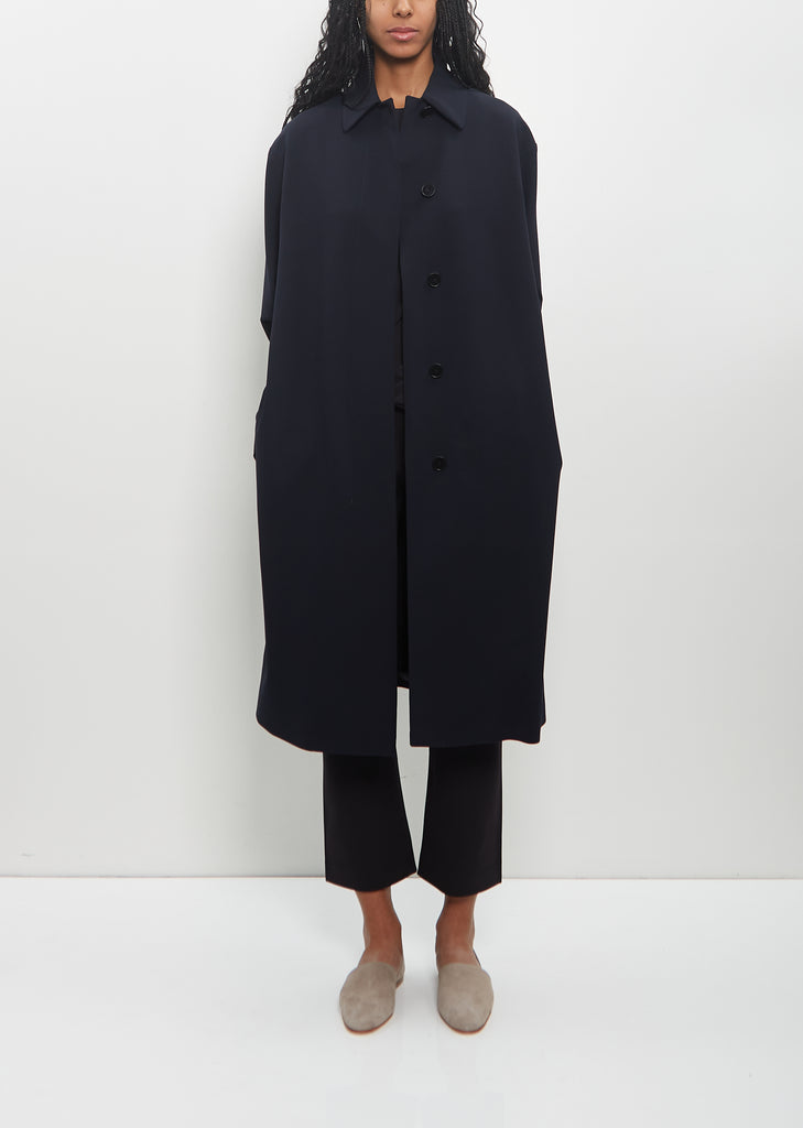 Light Wool Shatter Overcoat