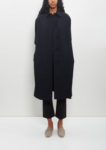 Light Wool Shatter Overcoat