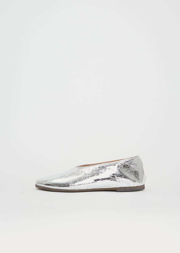 Coltellaccio Foil Ballerina Flats