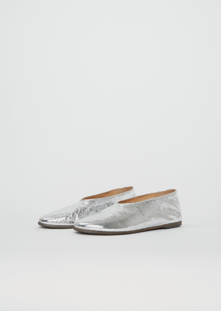 Coltellaccio Foil Ballerina Flats
