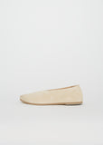 Coltellaccio Suede Ballerina Flats