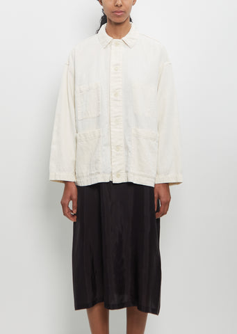 Linen Cotton Coverall Jacket